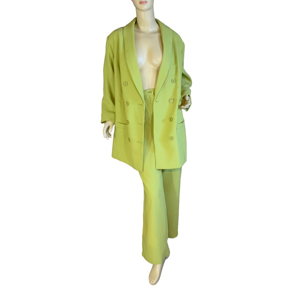 JESSICA LONDON AVOCADO GREEN PANT SUIT (16) - Picture 6 of 13